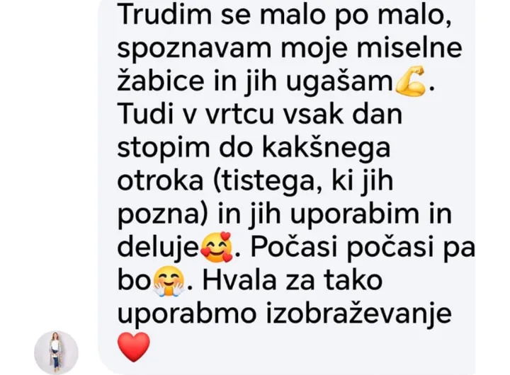 Sporočilo starša