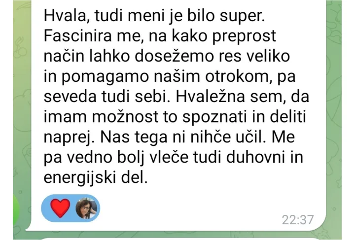 Sporočilo starša